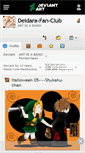 Mobile Screenshot of deidara-fan-club.deviantart.com
