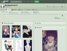 Tablet Screenshot of bloodlustshoujo16.deviantart.com