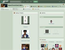 Tablet Screenshot of kanechroniclesclub.deviantart.com