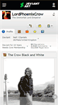 Mobile Screenshot of lordphoenixcrow.deviantart.com