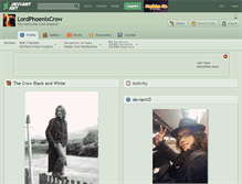 Tablet Screenshot of lordphoenixcrow.deviantart.com