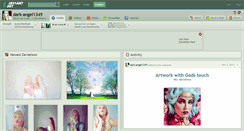 Desktop Screenshot of dark-angel1349.deviantart.com