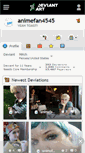 Mobile Screenshot of animefan4545.deviantart.com