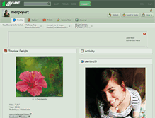 Tablet Screenshot of melipopart.deviantart.com
