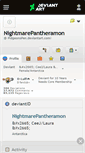 Mobile Screenshot of nightmarepantheramon.deviantart.com