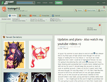 Tablet Screenshot of iceangel12.deviantart.com
