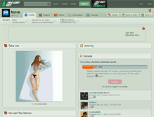Tablet Screenshot of buwa.deviantart.com