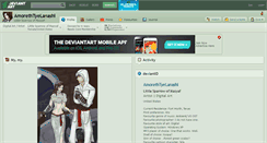 Desktop Screenshot of amorethtyelanashi.deviantart.com