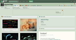 Desktop Screenshot of diebutterfliege.deviantart.com