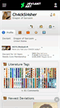 Mobile Screenshot of ch4cksl4sher.deviantart.com