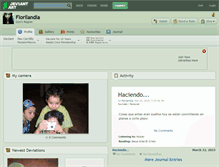 Tablet Screenshot of florilandia.deviantart.com