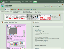 Tablet Screenshot of emotisaurs.deviantart.com