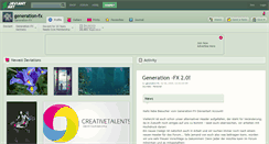 Desktop Screenshot of generation-fx.deviantart.com