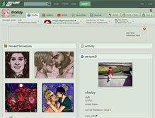 Tablet Screenshot of eloelay.deviantart.com