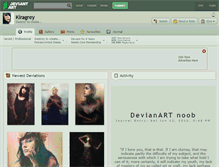 Tablet Screenshot of kiragrey.deviantart.com