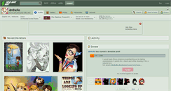 Desktop Screenshot of dmhello.deviantart.com