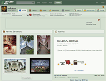 Tablet Screenshot of mitatos.deviantart.com