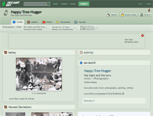 Tablet Screenshot of happy-tree-hugger.deviantart.com