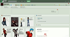 Desktop Screenshot of black-jam.deviantart.com