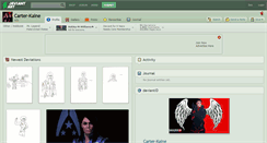 Desktop Screenshot of carter-kaine.deviantart.com