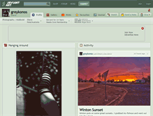 Tablet Screenshot of greykonos.deviantart.com