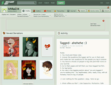 Tablet Screenshot of ichika234.deviantart.com