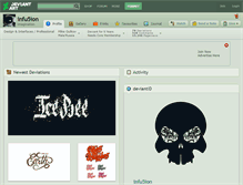Tablet Screenshot of infu5ion.deviantart.com