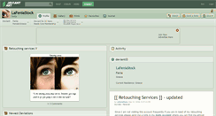 Desktop Screenshot of lafeniastock.deviantart.com