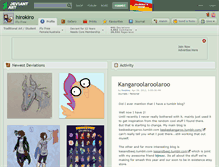 Tablet Screenshot of hirokiro.deviantart.com