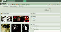 Desktop Screenshot of digital-.deviantart.com