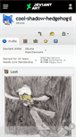 Mobile Screenshot of cool-shadow-hedgehog.deviantart.com