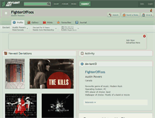 Tablet Screenshot of fighteroffoos.deviantart.com