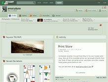 Tablet Screenshot of emorydunn.deviantart.com