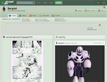 Tablet Screenshot of barquiel.deviantart.com