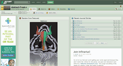 Desktop Screenshot of abstract-freak.deviantart.com