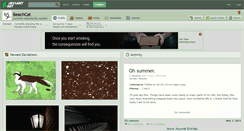 Desktop Screenshot of beachcat.deviantart.com