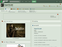 Tablet Screenshot of hyperstrudel.deviantart.com