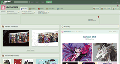 Desktop Screenshot of daemonesca.deviantart.com