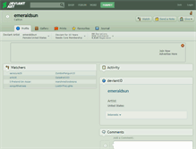 Tablet Screenshot of emeraldsun.deviantart.com
