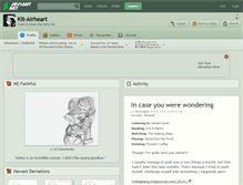 Tablet Screenshot of kit-airheart.deviantart.com
