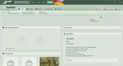 Desktop Screenshot of hentai24.deviantart.com