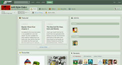 Desktop Screenshot of anti-style-club.deviantart.com