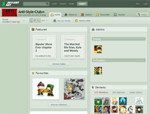 Tablet Screenshot of anti-style-club.deviantart.com