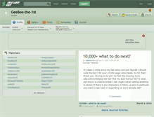 Tablet Screenshot of geebee-the-1st.deviantart.com