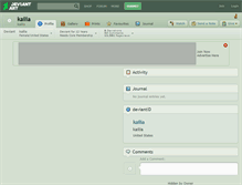 Tablet Screenshot of kailia.deviantart.com