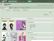 Tablet Screenshot of lacus-clyne.deviantart.com