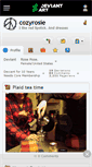 Mobile Screenshot of cozyrosie.deviantart.com