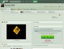 Tablet Screenshot of eli-lover-4ever.deviantart.com