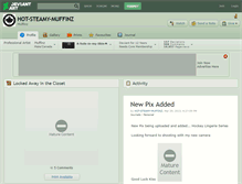 Tablet Screenshot of hot-steamy-muffinz.deviantart.com