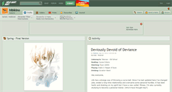 Desktop Screenshot of hibikino.deviantart.com